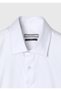White Plain Regular Fit Long Woven Classic 100% Cotton Shirt - 8