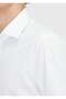 White Plain Regular Fit Long Woven Classic 100% Cotton Shirt - 5