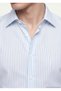 Blue Casual Fit Long Woven Casual Cotton Blend Shirt - 3