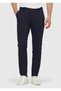 Navy Blue Straight Knitted Jogging Fit Casual Trousers - 2