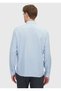 Blue Casual Fit Long Woven Casual Cotton Blend Shirt - 6
