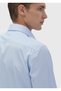 Dark Blue Plain Regular Fit Long Woven Classic 100% Cotton Shirt - 5