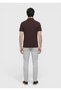 Plum Plain Polo Neck 100% Cotton T-Shirt - 4