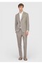 Mink Patterned Zeroweight Slim Fit Wool Blend Suit - 2