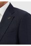 Indigo Striped Zeroweight Slim Fit Wool Blend Suit - 5