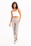 High Waist Elastic Pocket Relaxed Cut Slimming Jogger Gray Women's Sweatpants - Beat