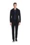Black Micro Comfort Fit Knitted Suit