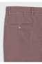 Mürdüm Plain Weave Relaxed Fit Casual Cotton Blend Trousers - 7