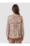 Lcw Grace Tie Neck Patterned Blouse - 4