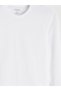 Peak New Season White Crew Neck Long Sleeve Boys' T-Shirt - 6