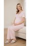 Maternity Pajama Set – Lace Detailed Maternity Pajamas Comfortable Summer Wear 24-82 - 2