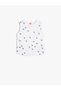 Palm Tree Tank Top Sleeveless Crew Neck Printed Cotton