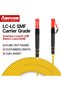 5M AMPCOM LC to LC UPC Fiber Optical Patch Cable Singlemode Simplex SMF 9/125μm Single Mode Bend Ins