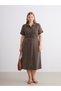 Peak New Season Belted Shirt Dress - 4