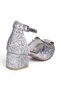 Girl's Princess Bow Detailed Heeled Evening Dress Shoes - 5