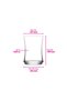 Lune Glass Water Cup Set of 6 225 ml (Soft Drink Cup) - 6