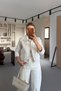 Natural Embroidered Cream Jacket - 6
