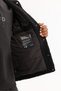 Men's Black Classic Collar Windproof -4 Degree Resistant Plush Regular Fit Coat A52Y6111 - 6