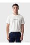 Rmz Gi̇yi̇m Farkiyla Zero Roba Yaka Yazı Ba Printed Rkek T-Shirt