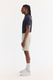 Men's Stone Side Elasticated Anti-Wrinkle Quick-Drying Technical Fabric Relaxed Fit Shorts A61Y3712 - 3