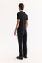 Men's Black Crew Neck Striped Knitwear Regular Fit T-Shirt A52Y5005 - 4