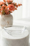 Defne Glass Serving Plate Set of 2 Small Size 230 ml (Breakfast, Appetizer Plate) - 2