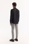 Men's Black Buttoned Collar Jersey Regular Fit Shirt A52Y2033 - 4