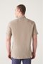 Men's Mink Buttoned Collar 100% Cotton Thin Short Sleeve Shirt E 002210 - 4