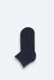 Men's Navy Blue Bamboo Booties Socks B008556
