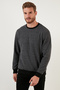 Slim Fit Crew Neck Cotton Soft Textured Non-Pilling Sweater Men's Sweater 456201 - 4