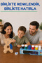 Wooden Bear Toy Natural Handmade Paintable Educational Toy + 6-Piece Paint Set Gift - 7