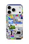 iPhone 18 Pro Max Compatible Rainbow Old Computer Printed Transparent Phone Case