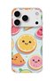 Cute Fruit Slices Printed Transparent Phone Case Compatible with iPhone 18 Pro Max