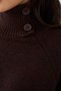 Women's Turtleneck Knitwear Sweater Brown - 6