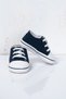 Baby Pink Canvas Sneakers White Toe Lace-Up Infant Baby First Step Shoes - 4