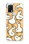 General Mobile Gm 21 Pro Compatible Cute Duck Orange Printed Transparent Phone Case