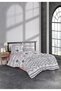 Vip Ranforce Double Bedding Set Didar Gray