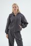 Rise Collection Women's Zip Jacket Coal Grey