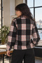 Women's Smoked Coat with Front Zipper and Elastic Sleeves Arm-27K001040 - 2