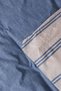 Ceria Klein Embroidered 100% Cotton Double Duvet Cover Set - 6 Piece Dowry Set - 5