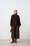 Women's Buttoned Front Oversize Knitwear Cardigan Plum - 3
