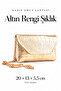 Women's Shoulder Bag with Chain Strap, Mini Evening Dress and Event Bag - 4