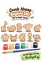 12-Piece Wooden Painting Figures Animals and Submarine Set with Acrylic Paint and Brush Gift Educational Hobby