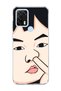 General Mobile Gm 21 Pro Compatible Funny Face Nose Printed Transparent Phone Case