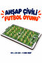 Wooden Spike Football Game 44X34 cm – Educational Table Game for Children's Mind, Intelligence, and Strategy Development