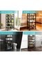 5-Tier Kitchen Storage Cart - Adjustable Mobile Kitchen Trolley with Locking Wheels | Heavy Duty Organizer Storage Shelf for Pantry, Bathroom, Microwave & Vegetables | Includes Hanging Baskets - 7