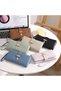 Elegant Metal Leaf Detailed Zipper Wallet - 3