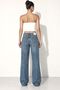H92 Straight Cut Wide Leg Denim Trousers - 4