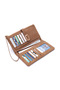 Brown New Design Soft Texture Wrist Strap Wallet - 8