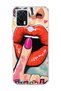 General Mobile Gm 21 Pro Compatible Red Lip Printed Transparent Phone Case